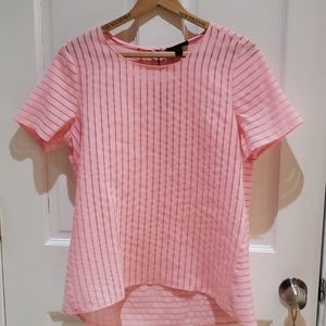 NWOT JCREW lightweight, pink, tunic, short sleeve
